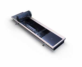 Конвектор Vitron c принудительной конвекцией c вентилятором 24В (глубина 90мм, ширина 300мм, длина 8